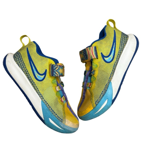 Nike Kyrie Flytrap 6 PS kaleidoscope sneakers kids size 1 - Picture 2 of 5